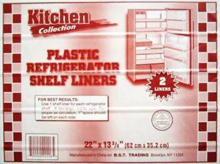 Refrigerator Liners   2 Count  Shelf Liners  