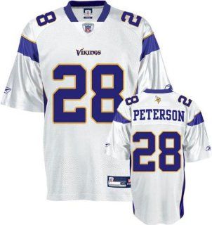 Reebok Minnesota Vikings Adrian Peterson Youth Replica White Jersey  Sports Fan Jerseys  Sports & Outdoors