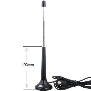 August DTA206 Digital TV Extendable Antenna   Portable Indoor/Outdoor Aerial for USB TV Tuner / Digital Television / DAB Radio   With Magnetic Base and Extendable Rod Electronics