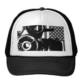 FACE PALM Retro Gas Mask Trucker Cap / Hat 2