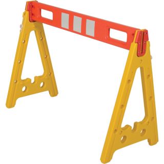 Vestil Collapsible A-Frame Barricade — 19 1/2in.L x 31 3/4in.H, Model# AFB-44  Barricades