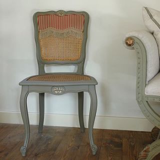 vintage reupholstered pelmet chair by ghost furniture