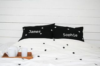 personalised stars duvet cover set by minna's room