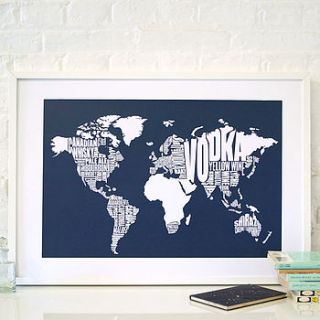 booze of the world print by lucy loves this