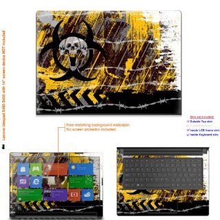 Decalrus   Decal Skin Sticker for Lenovo Ideapad S400 with 14" screen (NOTES MUST view IDENTIFY image for correct model) case cover ideapdS400 198 Computers & Accessories