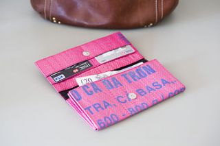 fair trade purse/wallet by recycle recycle