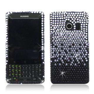 Aimo Wireless HWM660PCDI198 Bling Brilliance Premium Grade Diamond Case for Huawei Ascend Q M660   Retail Packaging   Black Cell Phones & Accessories