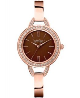 Fossil Womens Georgia Mini Rose Gold Tone Stainless Steel Bangle Bracelet Watch 26mm ES3268   Watches   Jewelry & Watches