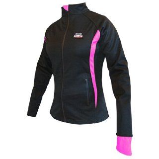 Missing Link Women's Viper Jacket (Black/Pink, Large) Automotive