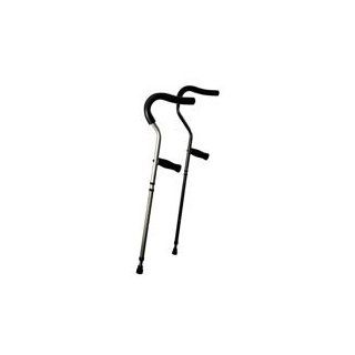 Millennial Crutch Tall For patients that stand 5' 7" to 6' 7" tall. Pack of 2   Folding Crutch, Ergonomic Grip, Crutch Shock Absorber. Millennial Crutch provides for a comfortable experience while on crutches. Health & Personal Care