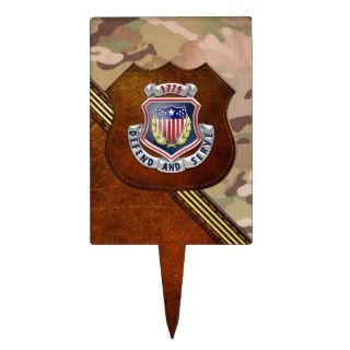 [200] Adjutant General's Corps Regimental Insignia Cake Topper