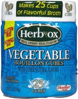 Herb Ox Vegetable Bouillon Cubes  Packaged Broths  Grocery & Gourmet Food