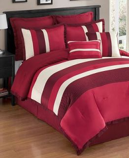CLOSEOUT Savoy 8 Piece King Comforter Set   Bed in a Bag   Bed & Bath