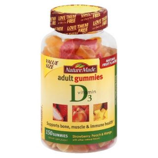 Nature Made Vitamin D Adult Gummies   150 Count