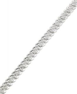 Diamond Heart Bracelet (1/2 ct. t.w.) in Sterling Silver   Bracelets   Jewelry & Watches