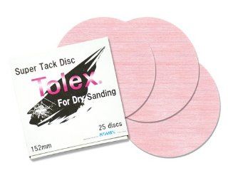 Eagle 193 1503   6 inch SUPER TACK Tolex Discs   25 discs/box   Sanding Discs  