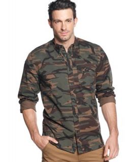 Field & Stream Shirt, Long Sleeve Printed Guide Shirt   Casual Button Down Shirts   Men