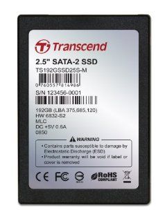 Transcend 192 GB  2.5 Inch SATA Solid State Drive (MLC chip) TS192GSSD25S M Electronics