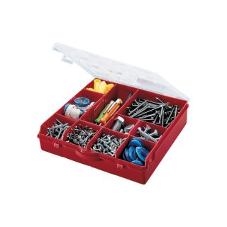 Stack-On Multi Compartment Storage Box With Removable Dividers  Compartment Storage Boxes