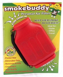Red smokebuddy Jr Personal Air Filter   Smoke Buddy
