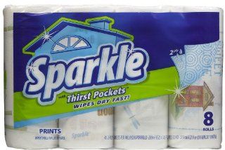 Sparkle Paper Towels Prints, 8 rolls Health & Personal Care