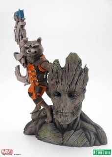 Kotobukiya Marvel Guardians of The Galaxy Rocket Raccoon Artfx+ Statue Toys & Games