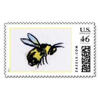 Honey Bee Postage Stamp