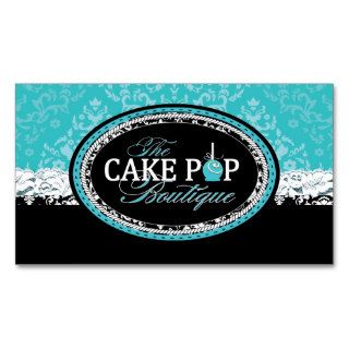Bold Vintage Cake Pops  Business Cards