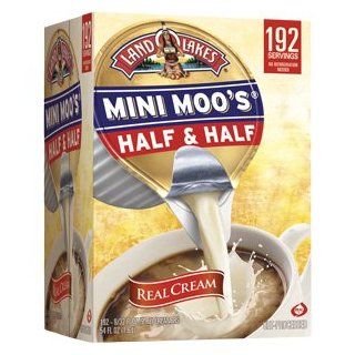 SCS17 Land O'Lakes Mini Moo's Half and Half Real Creame  Box of 192 Servings  Chocolate Assortments And Samplers  Grocery & Gourmet Food