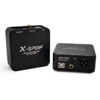 MATRIX X SPDIF 32bit/192khz USB TO Co axial USB To AES Electronics