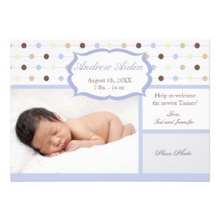 Birth Announcement Baby Boy