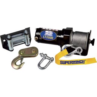 Superwinch 12 Volt ATV Winch — 2000-Lb. Capacity, Model# 1120210  ATV Winches