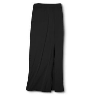 Mossimo Supply Co. Juniors Maxi Skirt with Slit   Black L(11 13)