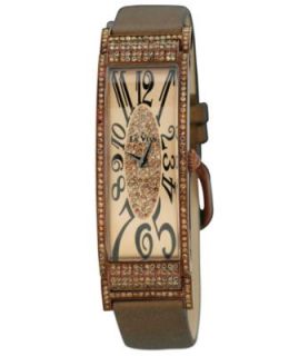 Le Vian Womens Cardona Chocolate Diamond (3 1/4 ct. t.w.) Brown Satin Strap 27x55mm   Bracelets   Jewelry & Watches