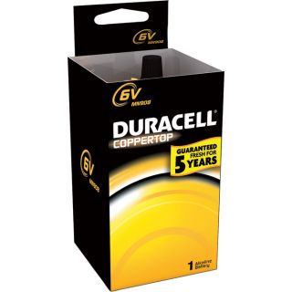 Duracell Coppertop Battery — 6 Volt, Single-Pk., Model# MN908  Alkaline Batteries