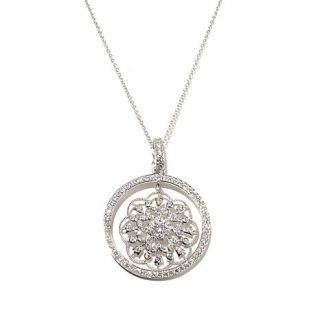 Victoria Wieck 1.97ct Absolute™ Open Floral Pendant with 18" Chain