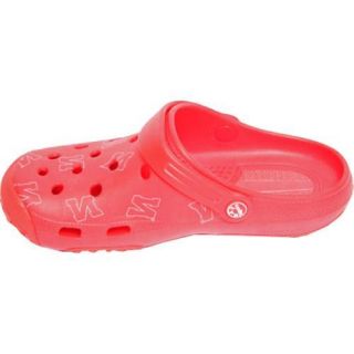 Fanshoes Nebraska Clog Red Fanshoes Slip ons