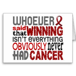 Whoever Said Multiple Myeloma Greeting Cards