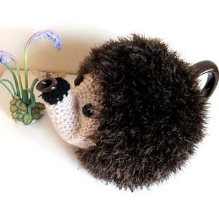 hedgehog tea cosy as seen on bbc2 winterwatch by cookie crochet