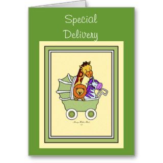 Animal Walk 9, Special Delivery Greeting Cards