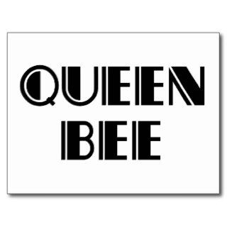 Queen bee postcards