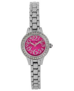 Betsey Johnson Womens Silver Tone Bracelet Watch 22mm BJ00282 01   Watches   Jewelry & Watches