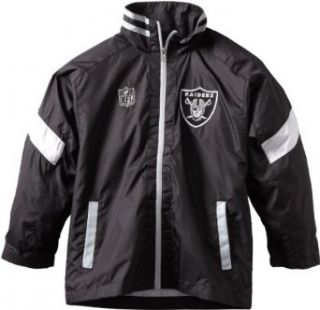 NFL Oakland Raiders 8 20 Youth Goal Post Full Zip Jacket, Black, Large  Sports Fan Jackets  Clothing