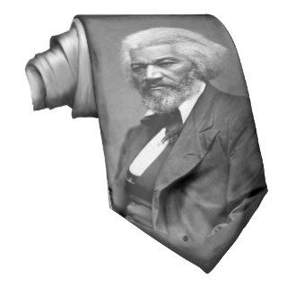 Antique Frederick Douglass Portrait Necktie