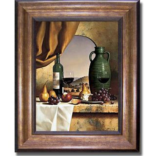 Loran Speck 'Arch with a View' Framed Canvas Art Canvas