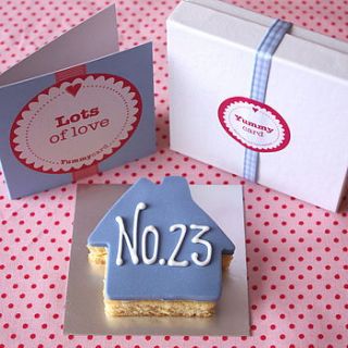 new home cake card by yummycard