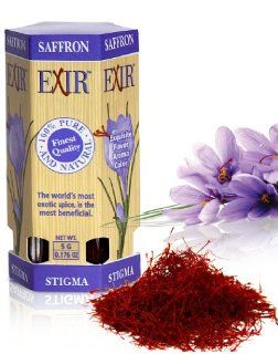 Saffron Red Strand, Gold of Spice, 5 grams/0.176 ounce  Saffron Spices And Herbs  Grocery & Gourmet Food