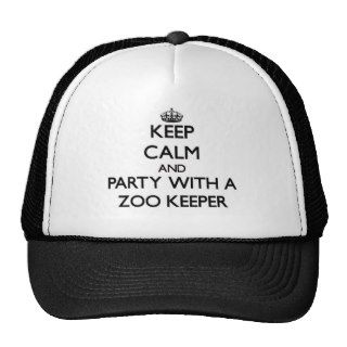 Keep Calm and Party With a Zoo Keeper Hat