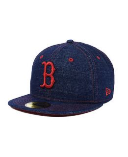 New Era Boston Red Sox MLB Classic Denim 59FIFTY Cap   Sports Fan Shop By Lids   Men