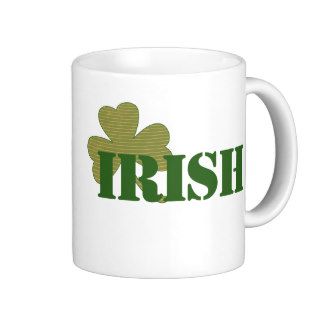 Irish Shamrock Coffee Mugs
